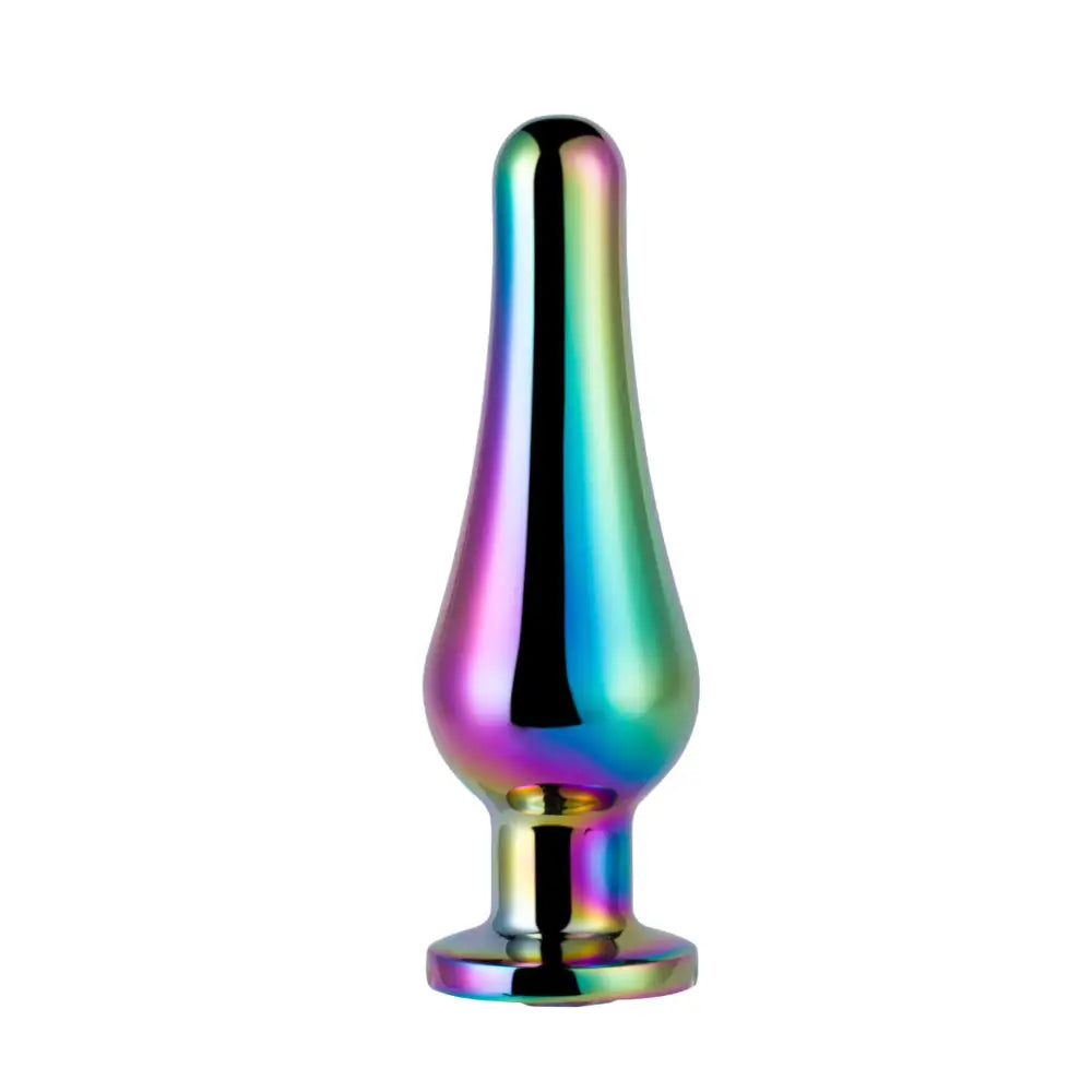 Vase Gem Radiance Curved Metal Rainbow Butt Plug Sex Toy for Women Men Coupes - Save 15% - Anal Dildos United Kingdom Stoke-on-trent