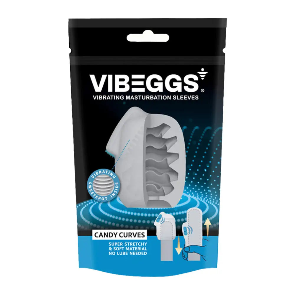 Vibeggs - Candy Curves - Vibrating Masturbation Sleeve - Save 25% - Vibeggs - Fast Shipping - Sale United Kingdom Stoke-on-trent