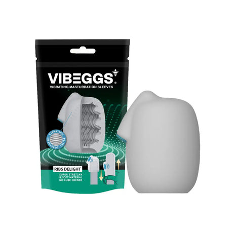 Vibeggs - Ribs Delight - Vibrating Masturbation Sleeve - Save 25% - Vibeggs - Fast Shipping - Sale United Kingdom Stoke-on-trent