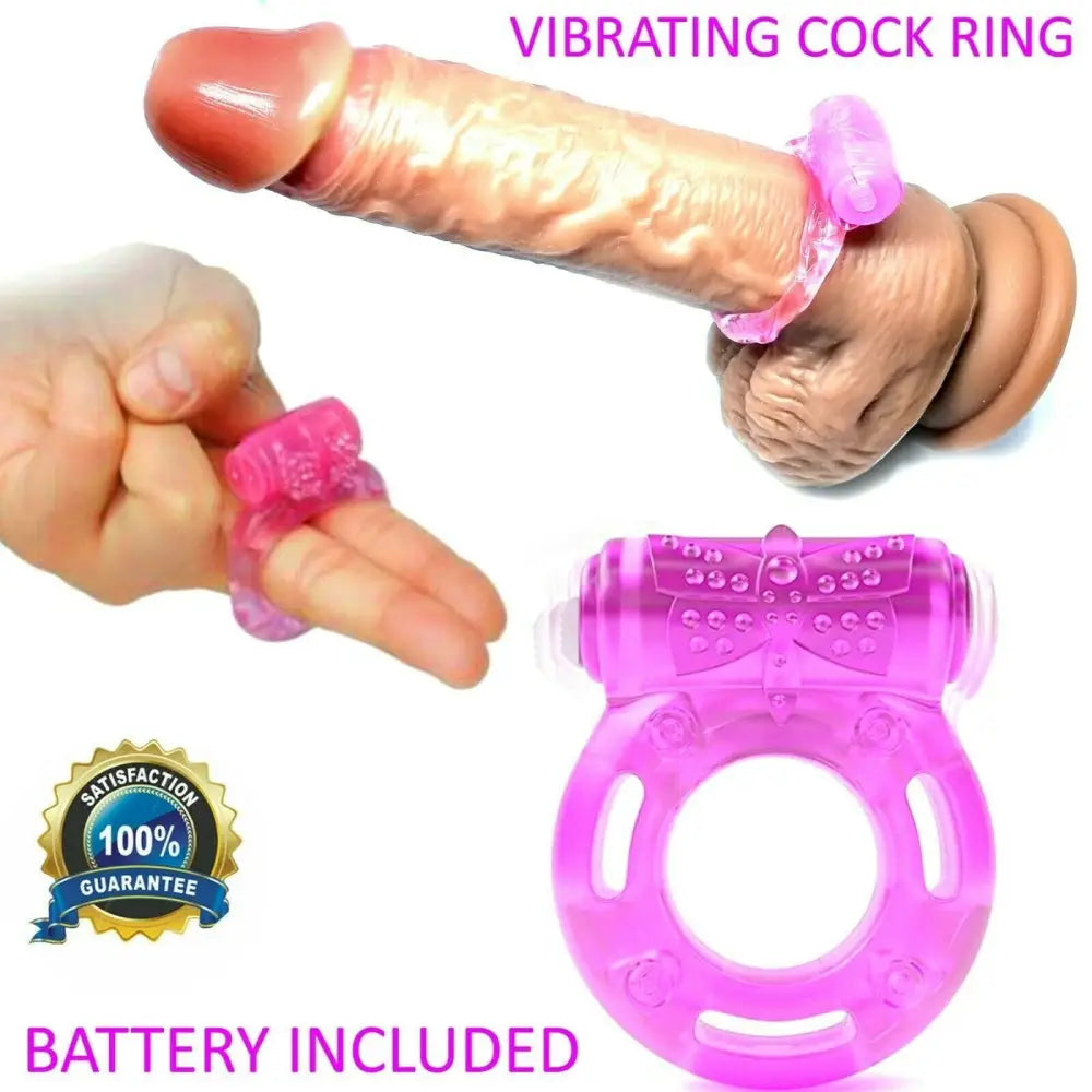 Vibrating Penis Cock Ring Clitoris Stimulator Vibrator Sex Toy for Couples Male - Original Sexy Emporium United Kingdom Stoke-on-trent