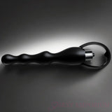 Vibrating Prostate Massager Anal Beads Black - Save 20% - Fast Shipping - Dildo United Kingdom Stoke-on-trent