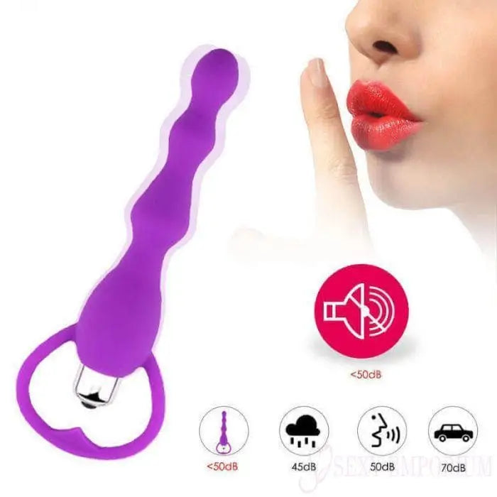 Vibrating Prostate Massager Anal Beads Purple - Save 20% - Fast Shipping - Dildo United Kingdom Stoke-on-trent