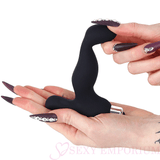 Vibrating Silicone Prostate Massager Anal Dildo 1 Speed