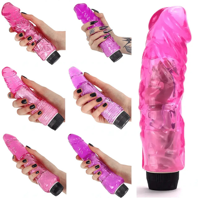 Vibrator Sex Toys Realistic Dildo Toy for Men and Women Pink - Original Sexy Emporium United Kingdom Stoke-on-trent
