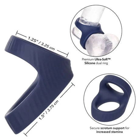 Viceroy Dual Silicone Cock Ring - Save 15% - Fast Shipping - Sale United Kingdom Stoke-on-trent