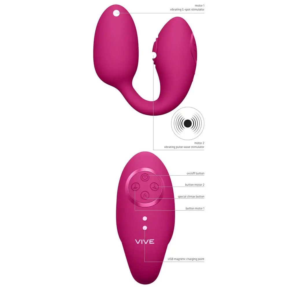 Vive Aika Pulse Wave and Vibrating Love Egg Pink - Save 20% - and - Fast Shipping - Sale United Kingdom Stoke-on-trent