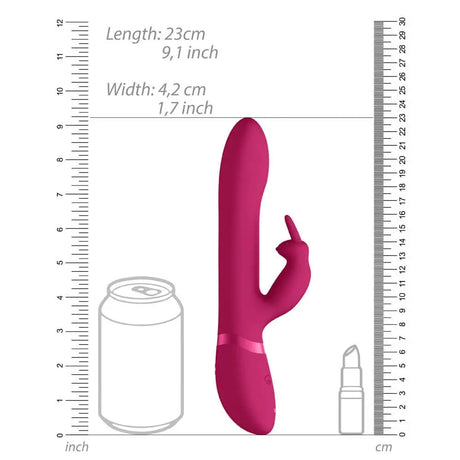 Vive Amoris Pink Rabbit Vibrator with Stimulating Beads - Save 30% - with - Fast - United Kingdom Stoke-on-trent