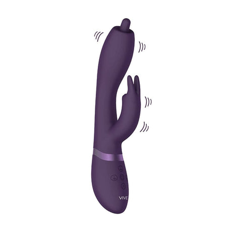 Vive Nilo Purple Pinpoint Rotating g Spot Rabbit - Save 30% - Vibrator
