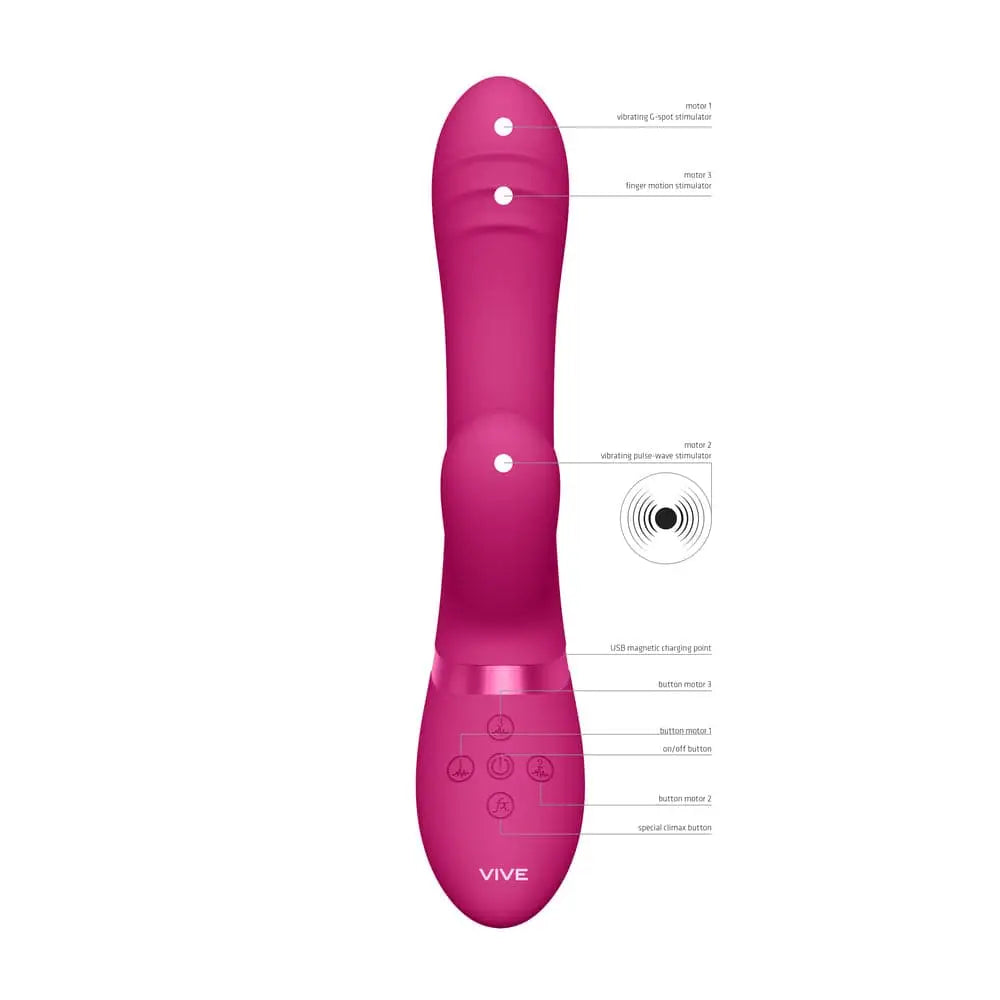 Vive Tani Finger Motion with Pulse Wave Vibrator Pink - Save 30% - with - Fast Shipping - Sale United Kingdom Stoke-on-trent