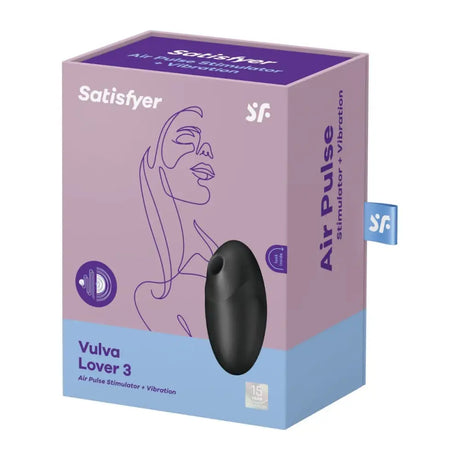 Vulva Lover 3 Black - Sex Toys - Save 25% - Black - Fast Shipping - Vibrator United Kingdom Stoke-on-trent