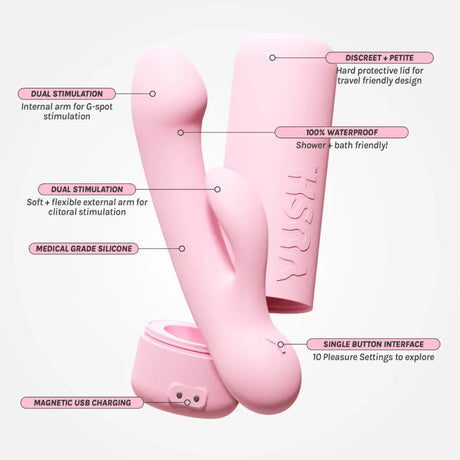 Vush - Pop Glow Rabbit - Save 20% - Fast Shipping - Vibrator United Kingdom Stoke-on-trent