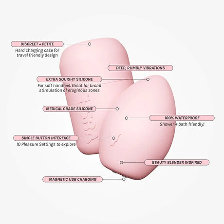 Vush - Pop Plump Pink - Save 5% - Fast Shipping - Vibrator United Kingdom Stoke-on-trent