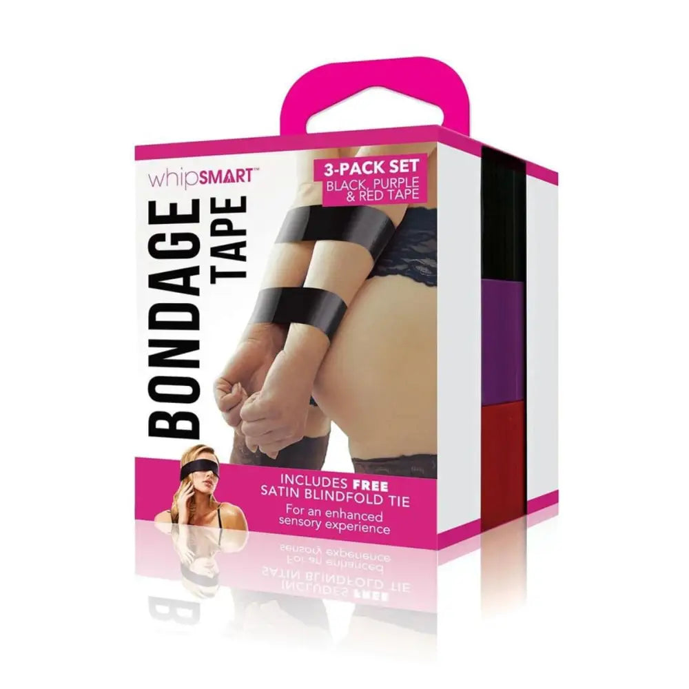 Whipsmart 150ft Bondage Tape with Silky Blindfold - Save 25% - Whipsmart 150ft Bondage Tape with Silky Blindfold - Fast Shipping - Sale