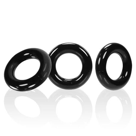 Willy Rings 3-pack Cockrings Black - Save 25% - Willy Rings Cockrings Black - Fast Shipping - Sale United Kingdom Stoke-on-trent