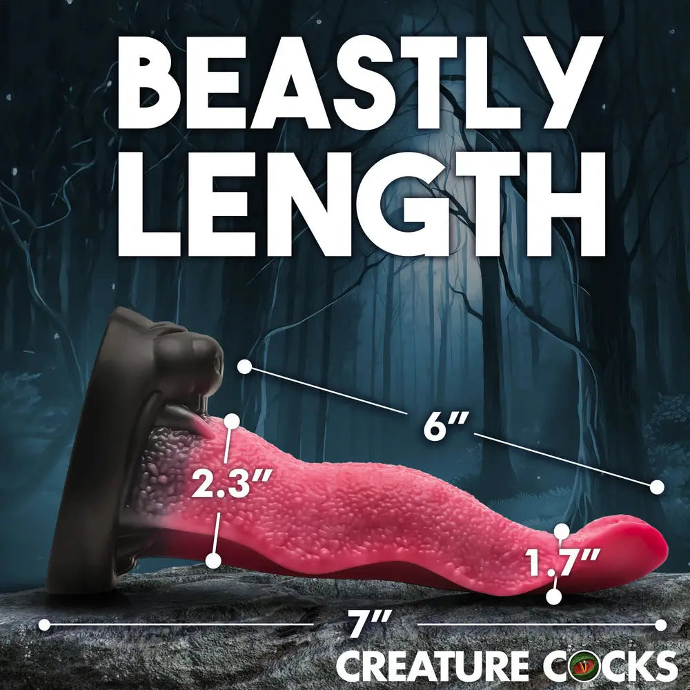 Wolfs Lick Maw Silicone Dildo - Save 30% - Fast Shipping - United Kingdom Stoke-on-trent