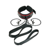 Ws Heartbreaker Deluxe Collar Nipple Clips Leash Set - Sex Toys - Save 25% - Ws Heartbreaker Deluxe Collar Nipple Clips Leash Set - Fast
