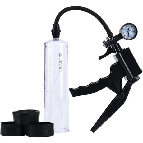 X Factor Large 9’’ Penis Pump Vacuum Male Enlarger Extender 3 Sleeves - Original Sexy Emporium – our Exclusive Sex Toy Collection United