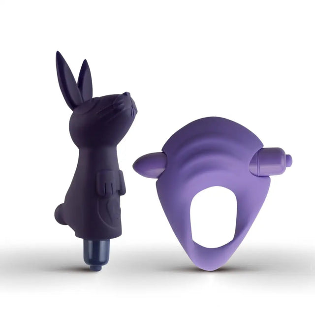 You Love me Give Bunny Vibrator & Cock Ring Set Purple - Save 20% - me - United Kingdom Stoke-on-trent