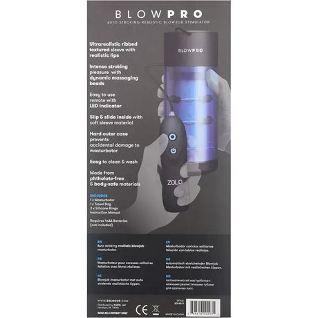 Zolo Blowpro Auto Stroking Male Masturbator Realistic Blowjob Stimulator Stroker - Sex Toys - Save 25% - Sale United Kingdom Stoke-on-trent