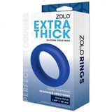 Zolo Extra Thick Silicone Cock Ring Blue - Save 25% - Extra Thick Silicone Cock Ring - Fast Shipping - Sale United Kingdom Stoke-on-trent