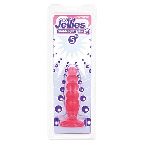 Crystal Jellies Anal Delight Butt Plug roze