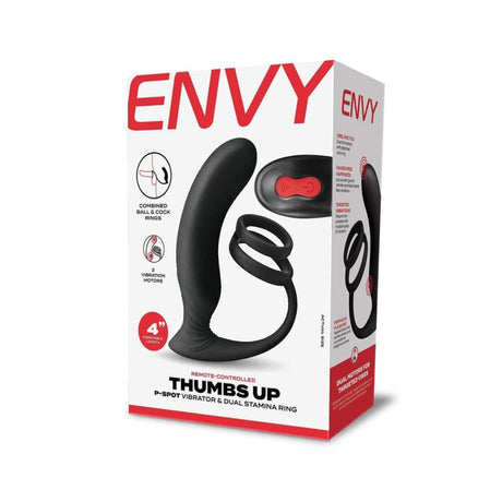 ENVY REMOTE PROSTAAT VIBE &amp; COCK RING 