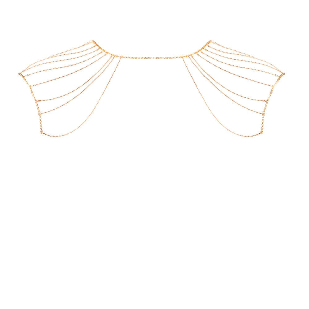 مجوهرات الكتف Bijoux Indiscrets Magnifique باللون الذهبي