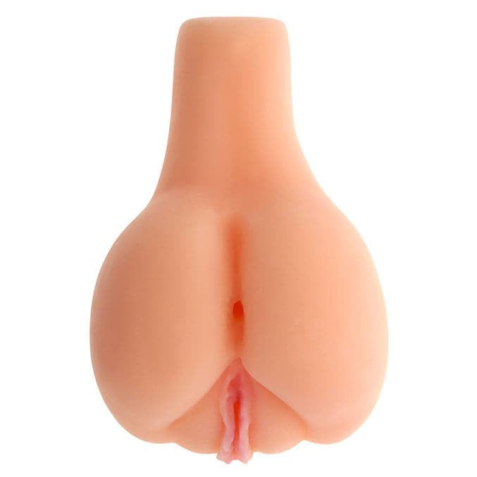 Realstuff bagdel vibrerer vagina og anus onani