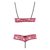 Cottelli Bra Set Open CupとCrotchlessセット