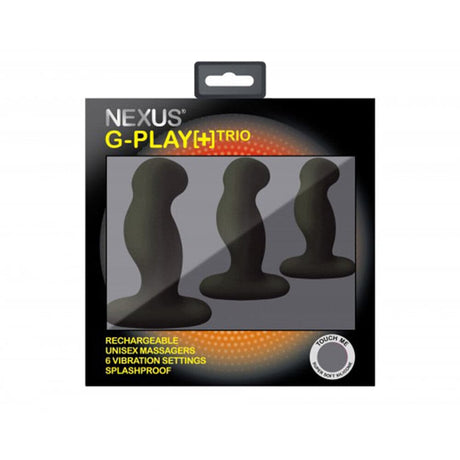 Nexus G Play Trio Vibraând Massageri de prostată Negru