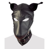 Имитационная кожаная маска для собак