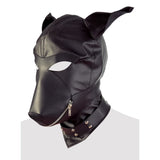 Имитационная кожаная маска для собак