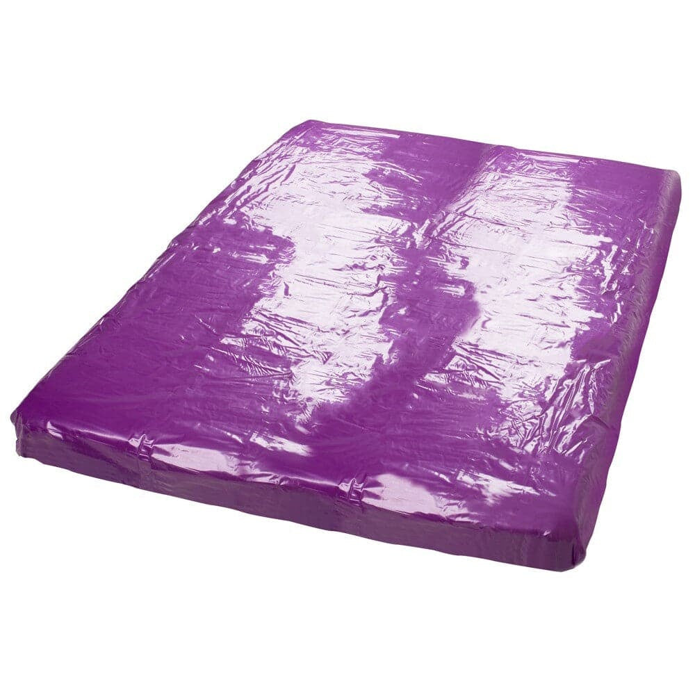 紫乱交のベッドシート