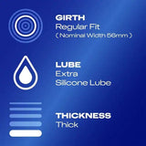 Durex Extra Safe Regular Pit Condoms 3 упаковка