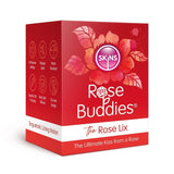 Kože Rose Buddies Rose Flix Clitoral Massager Crveni