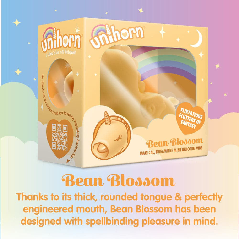 Unihorn Bean Blossom blikající jazyk jednorožec vibrace