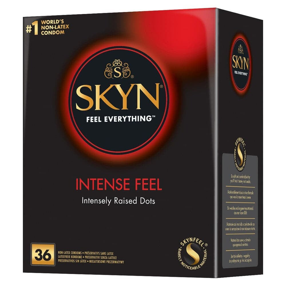 Skyn Latex Bezpłatne prezerwatywy intensywne uczucie 36 paczek