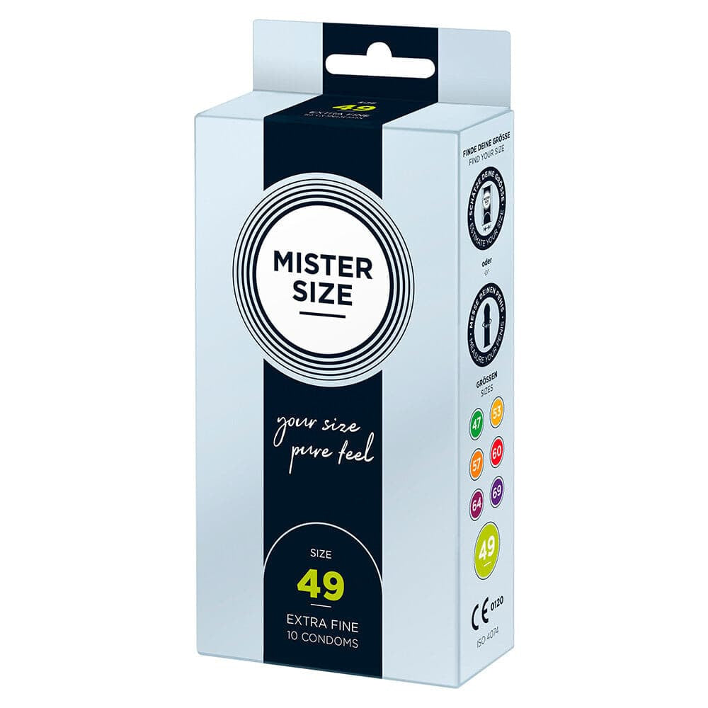Мистер размер 49 мм ваш размер чистый ощущение презервативы 10 упаковки