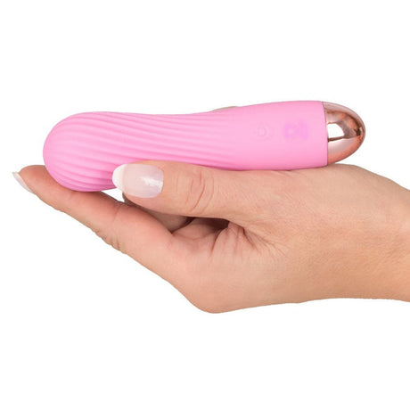 Cuties Silk Touch oppladbar mini vibrator rosa