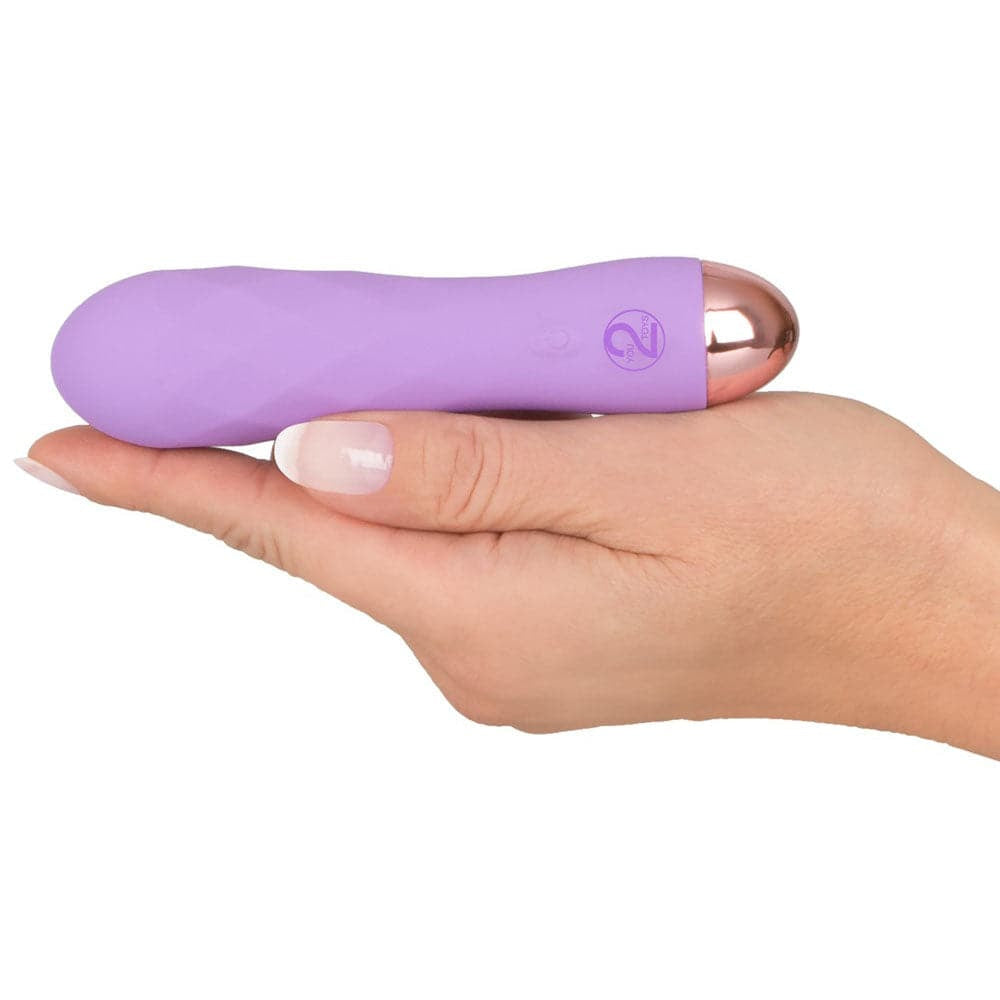 Cuties Silk Touch wiederaufladbar Mini -Vibrator lila