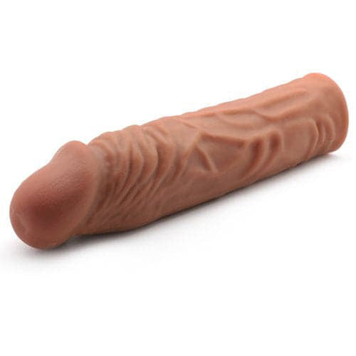 Penis Extender 7,4 polegadas de carne marrom