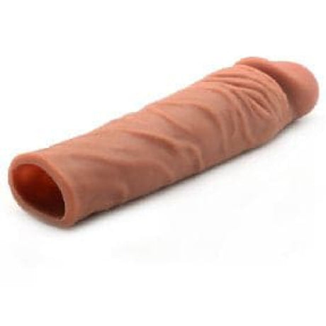Удлинитель пениса 7,4 дюйма мякоть коричневый