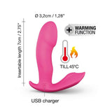 Dorcel hemlig klitoris uppvärmning röstkontroll vibrator