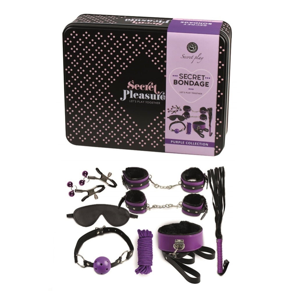 Kit de bondage secret Black and Purple Collection