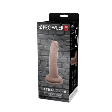Prowler Red Ultra Cock 6 Dildo-キャラメル