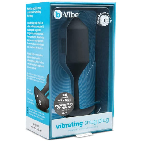 B-vibe Vibrerende Snug Plug 5 Zwart 