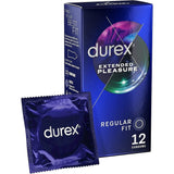 Durex расширенное удовольствие регулярно подходит для презервативов 12 упаковка