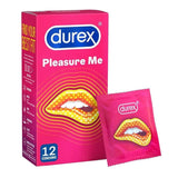 Durex Pleasure Me Condoms CiBbed et pointillés 12 pack