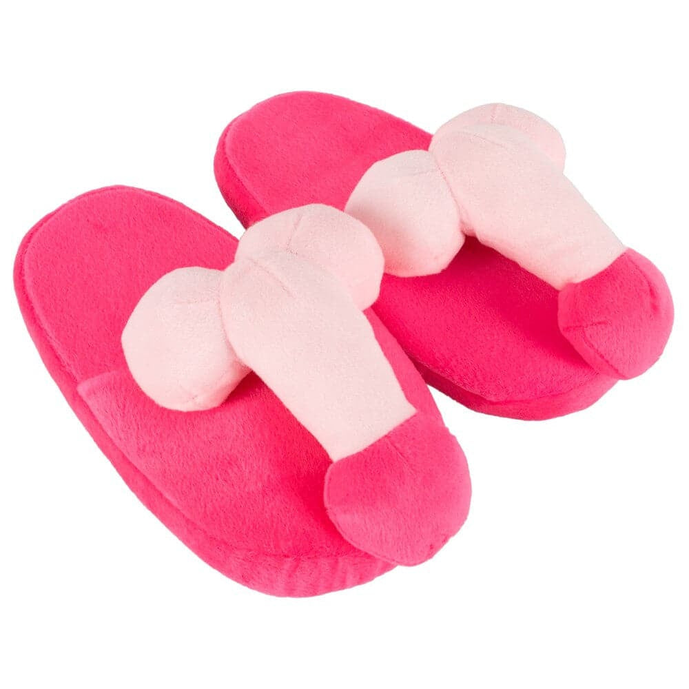 粉红色的阴茎拖鞋