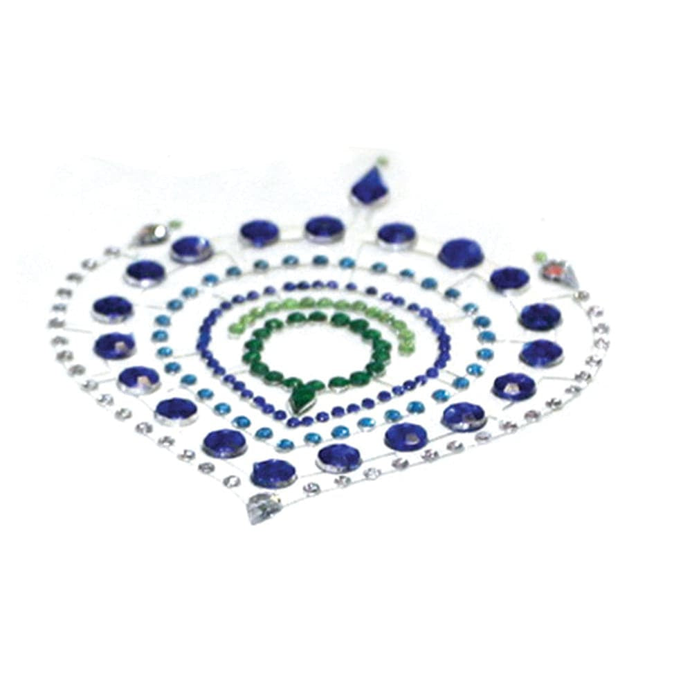 Bijoux indiskretter flamboyant rhinestone smykker blågrøn